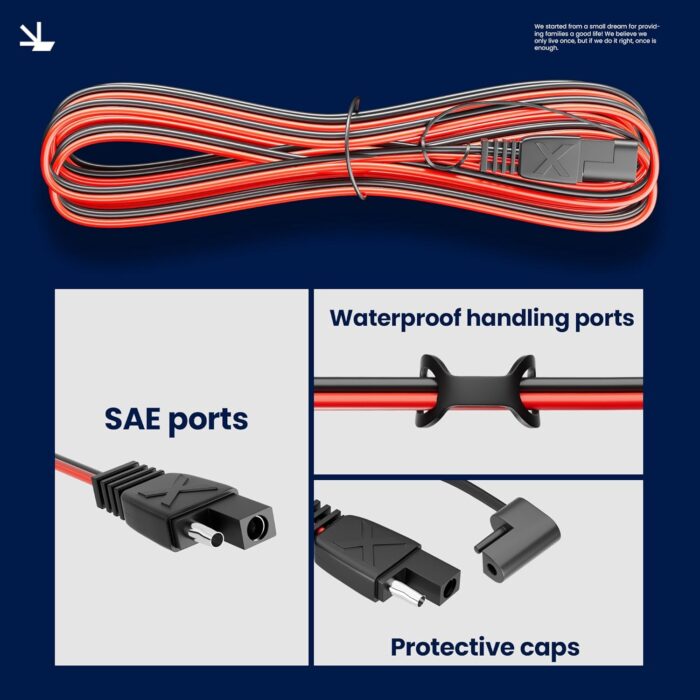 POWOXI 30FT SAE Extension Cable-5