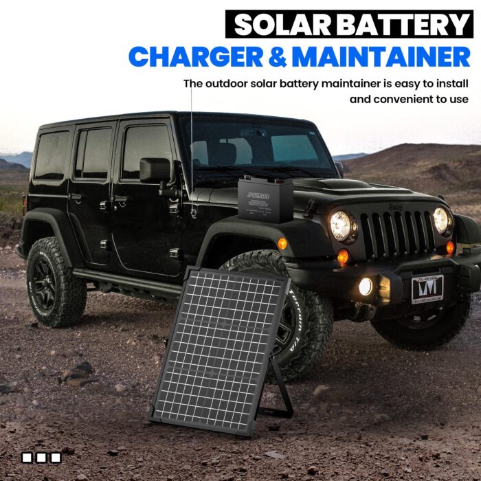 POWOXI 30W Solar Battery Charger 5