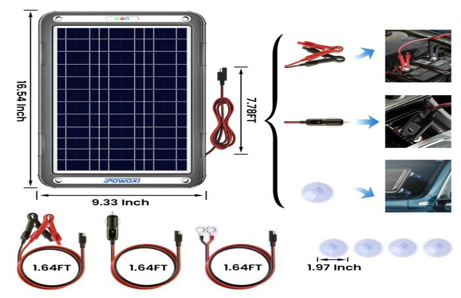 portable solar battery charger