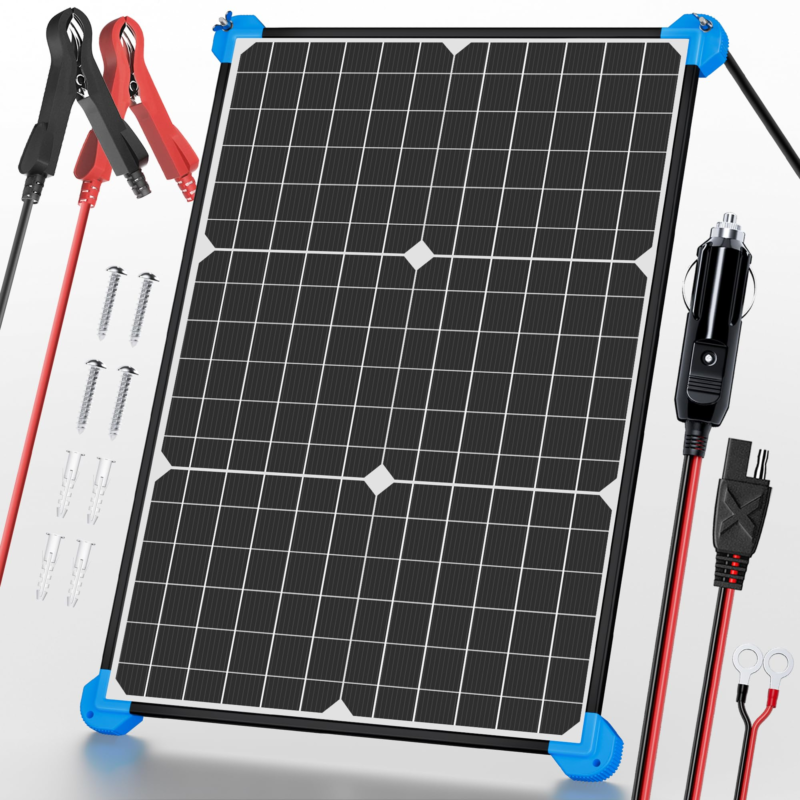 Bracketed Solar Panel