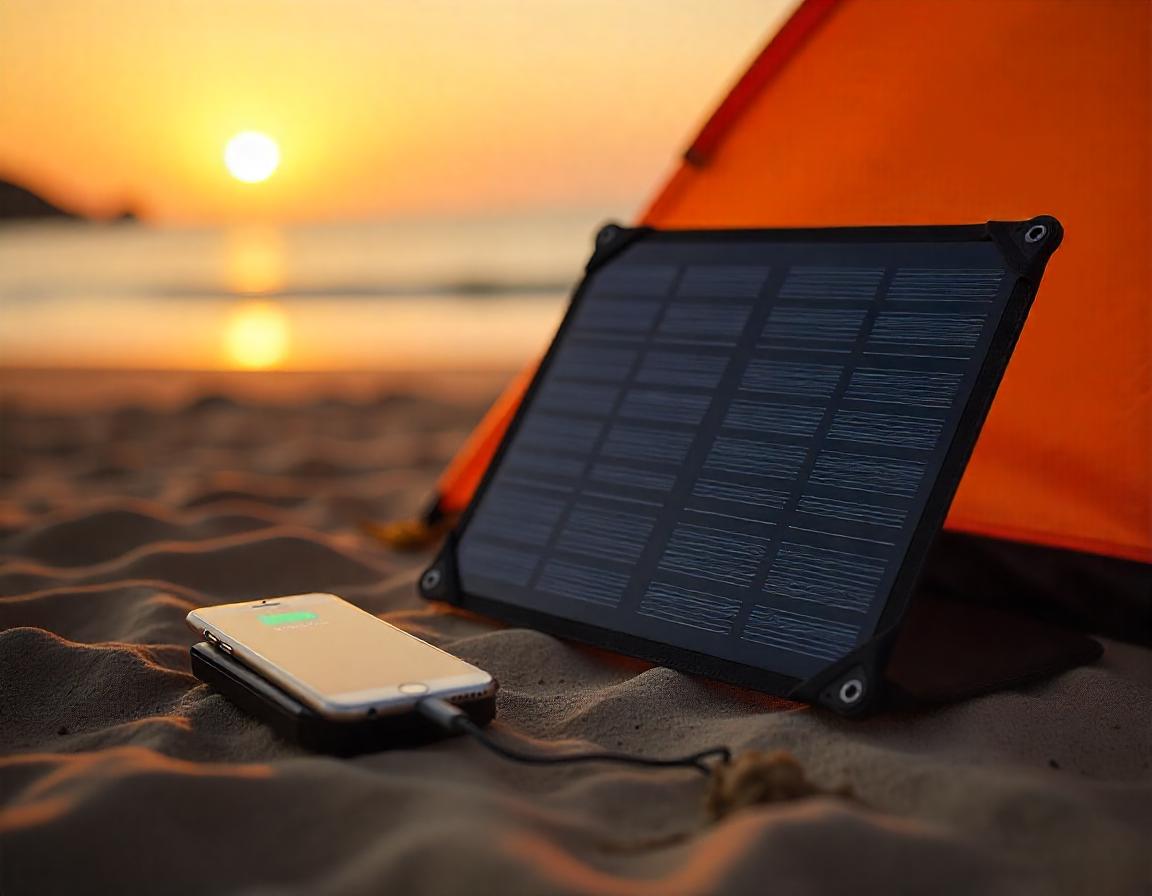 Powoxi Portable 100W Foldable Solar Panel Charger Kit, Portable Solar Panel Charger, Foldable Solar Charger, Eco-Friendly