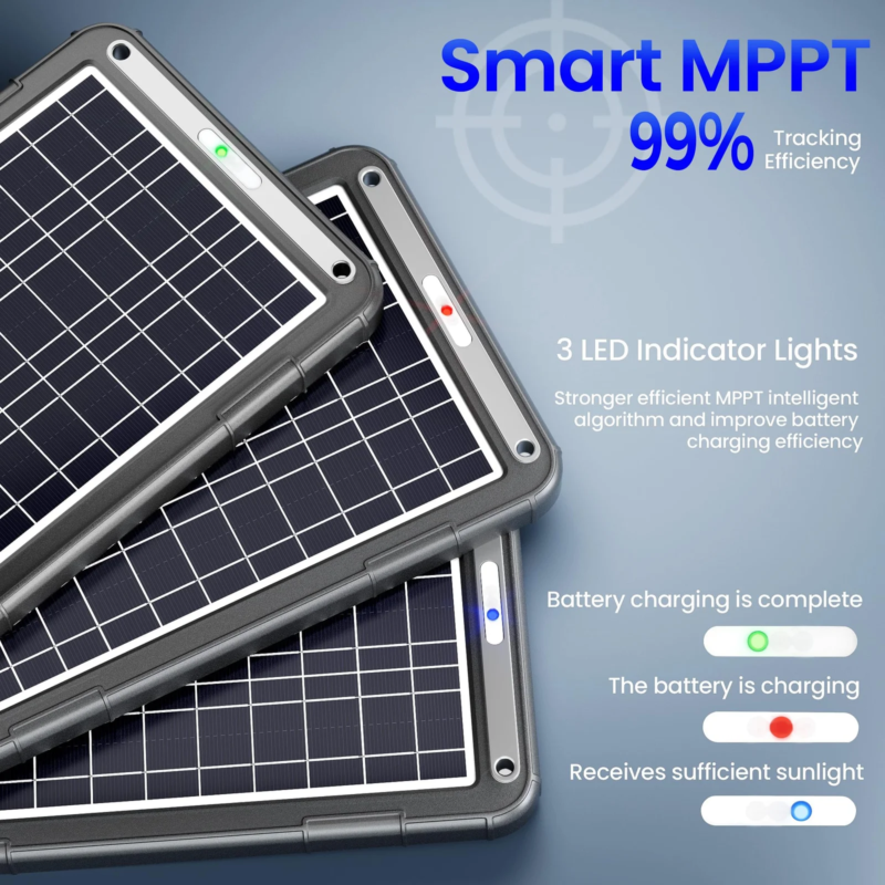 MPPT solar battery charger, POWOXI 12W MPPT Solar Battery Charger, POWOXI 15W MPPT Solar Battery Charger, solar charger for car battery, 12V solar battery maintainer, best MPPT solar charger, 15 watt solar battery charger, POWOXI solar panel charger, portable MPPT solar charger, solar car battery charger with MPPT, maximum power point tracking technology, solar trickle charger for 12V batteries, waterproof solar panel charger, MPPT charging controller, automotive solar battery charger, efficient solar panel for vehicle batteries, off-grid solar battery maintenance, outdoor solar charger for boats and RVs, solar charging system for motorcycle batteries, smart solar battery maintainer
