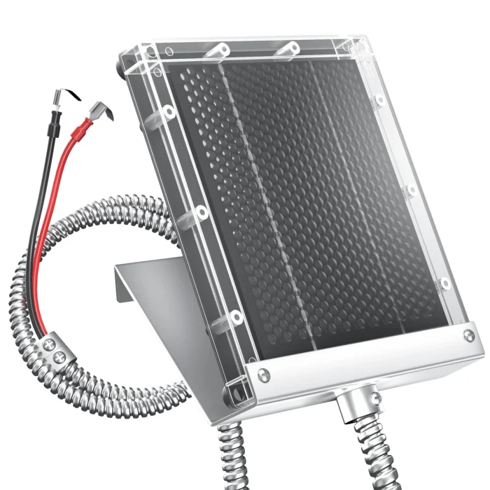 POWOXI 1.5W Solar Panel for 6V Deer Feeder look
