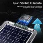 POWOXI 12W Solar Car Battery Charger 12V solar car battery charger kit trickle solar charger bulid in controller