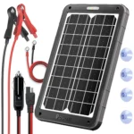 POWOXI 15W Solar Car Battery Charger 12V solar car battery charger kit