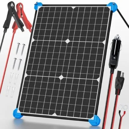 30W 12V Solar Battery Charger Maintainer 1