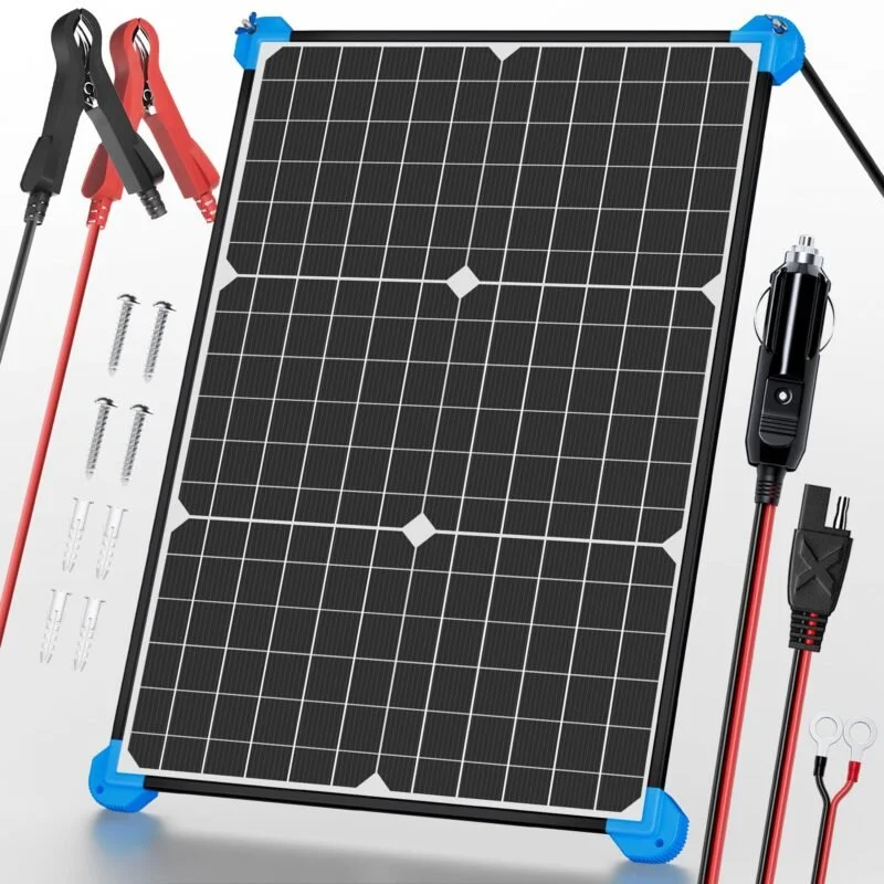 30W 12V Solar Battery Charger Maintainer 1