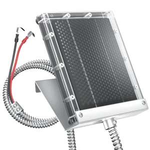 POWOXI 1.7W Solar Panel for 12V Deer Feeder look
